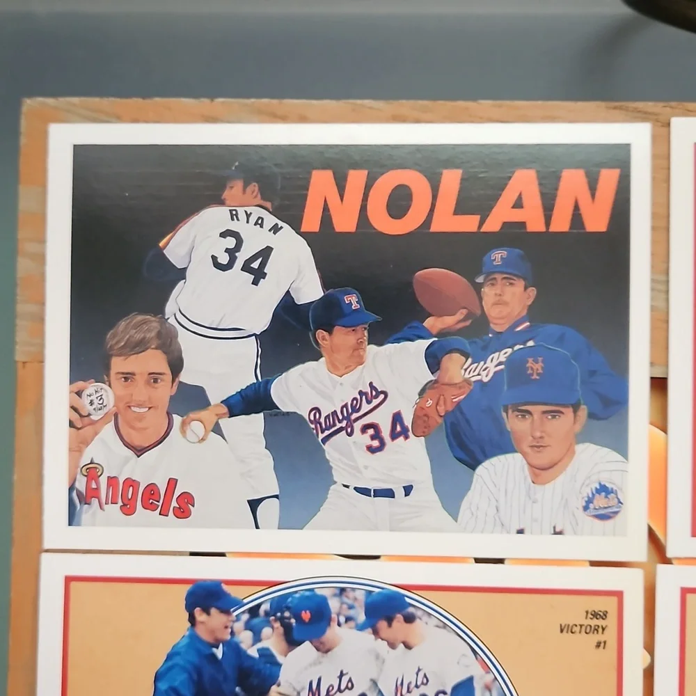 1990 Upper Deck Baseball Heros Nolan Ryan cards 10-18